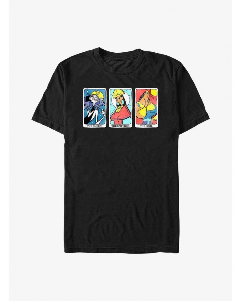 Disney The Emperor's New Groove Yzma, Kuzco, & Kronk Tarot Cards T-Shirt $9.08 T-Shirts