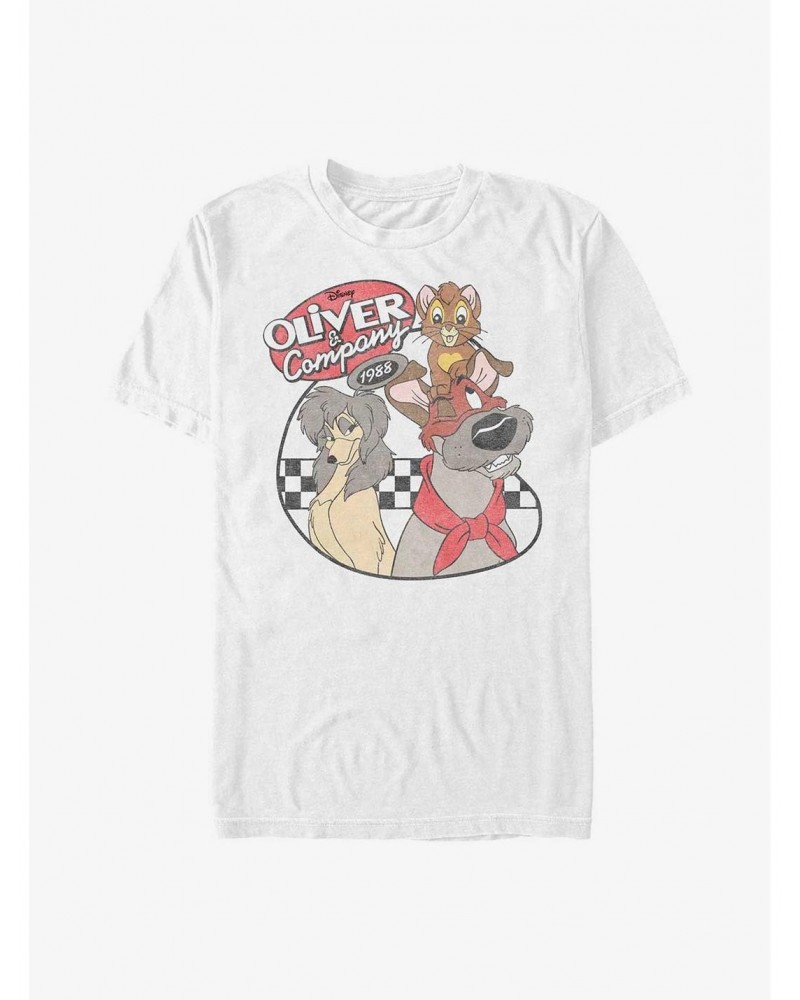 Disney Oliver & Company Rita, Dodger, & Oliver T-Shirt $7.89 T-Shirts