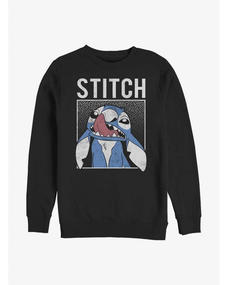 Disney Lilo & Stitch Savage Stitch Crew Sweatshirt $18.45 Sweatshirts