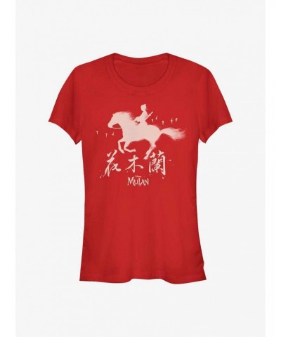 Disney Mulan Mulan Sihouette Girls T-Shirt $10.71 T-Shirts