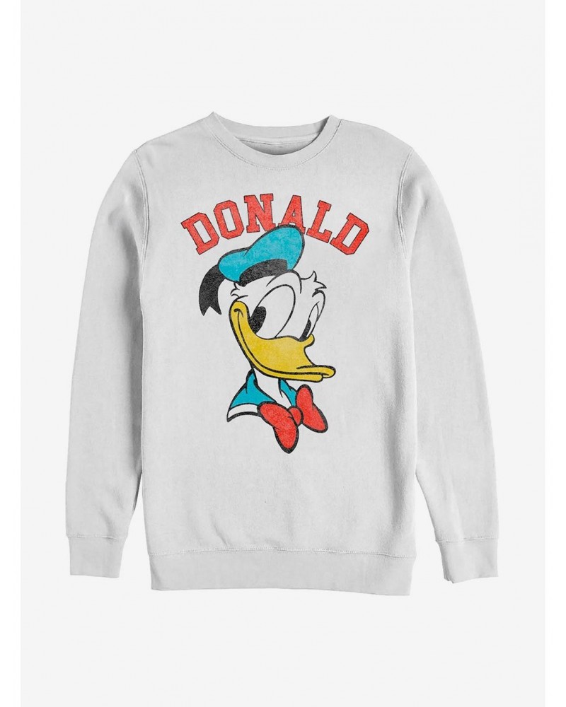 Disney Donald Duck Donald Crew Sweatshirt $11.07 Sweatshirts