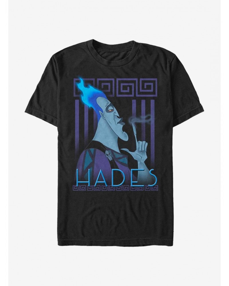 Disney Villains Hades Finger Smoke T-Shirt $8.37 T-Shirts