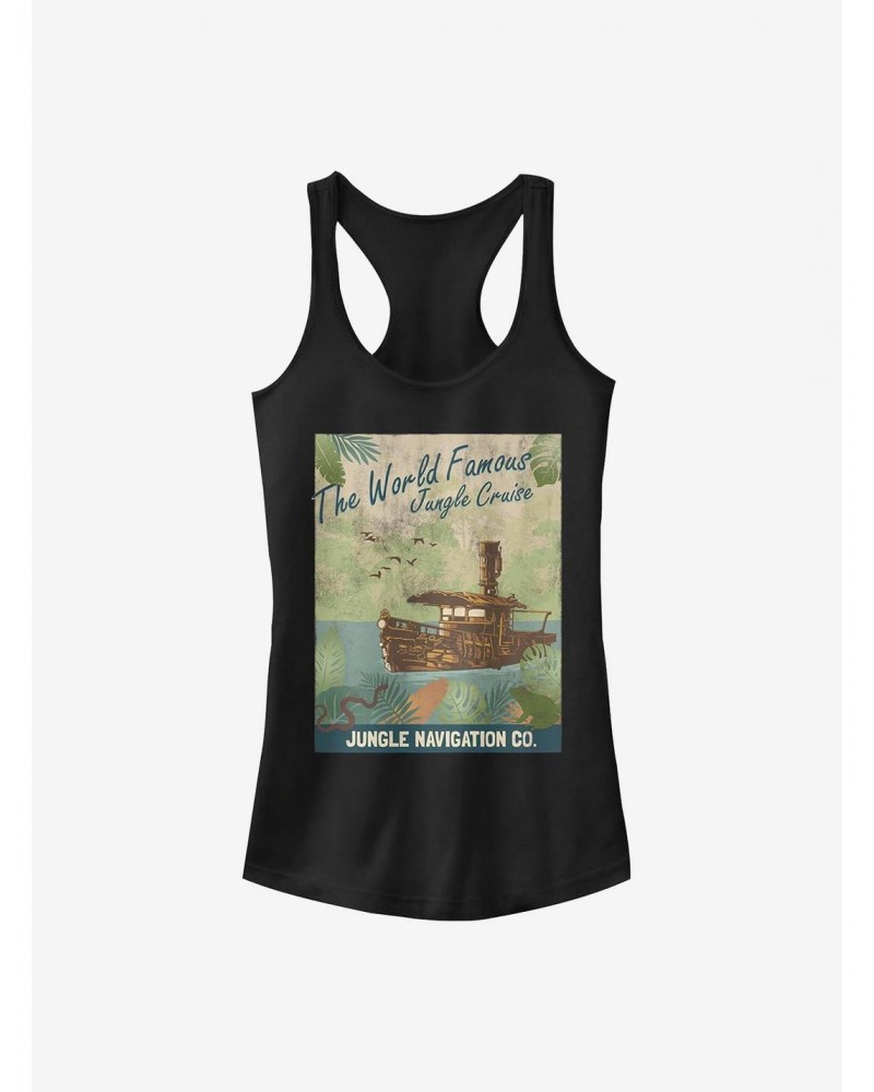 Disney Jungle Cruise Vintage Poster Girls Tank $8.47 Tanks