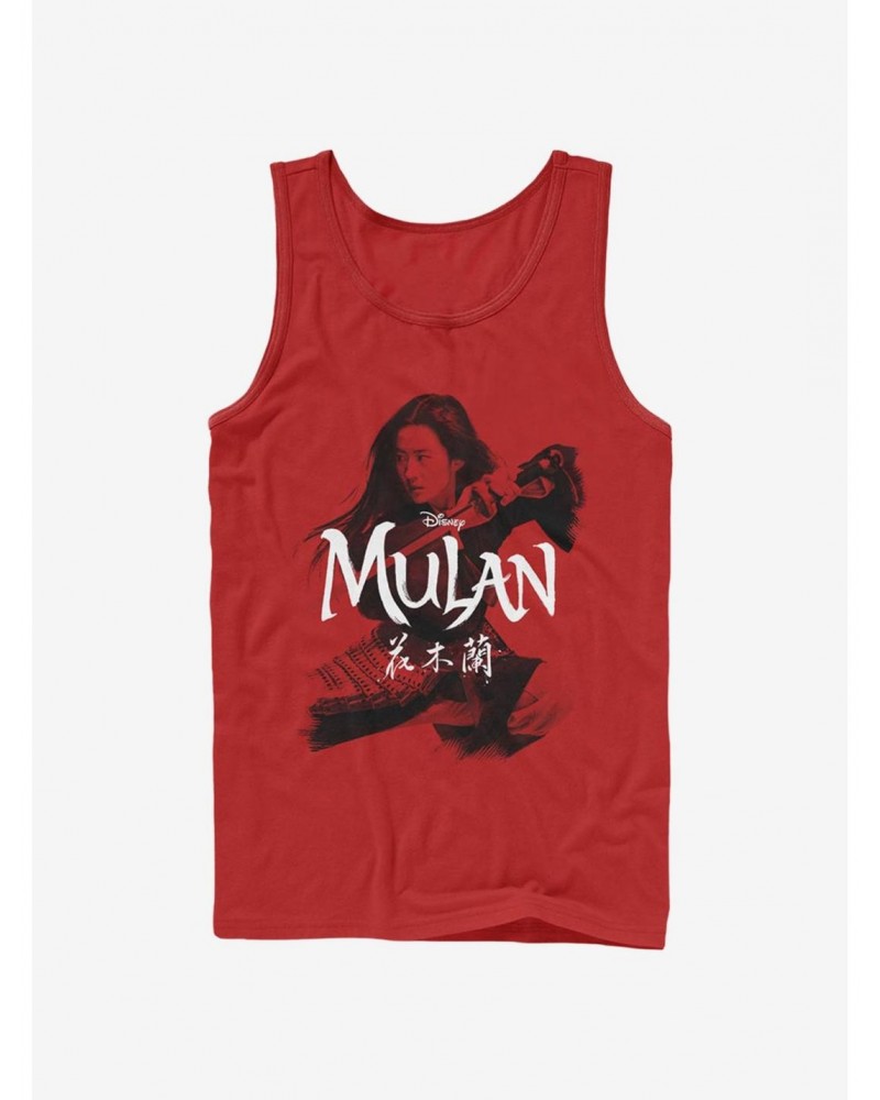 Disney Mulan Fighting Stance Tank $10.46 Tanks