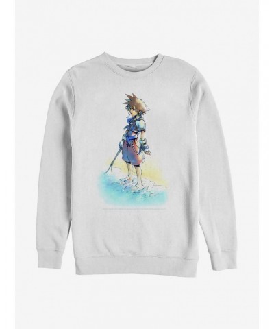 Disney Kingdom Hearts Beach Sora Crew Sweatshirt $17.71 Sweatshirts