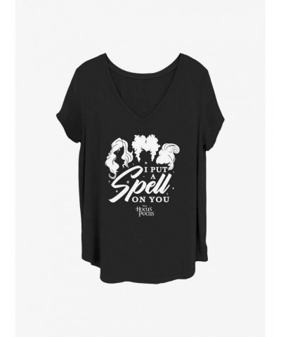 Disney Hocus Pocus I Put A Spell On You Girls T-Shirt Plus Size $12.14 T-Shirts