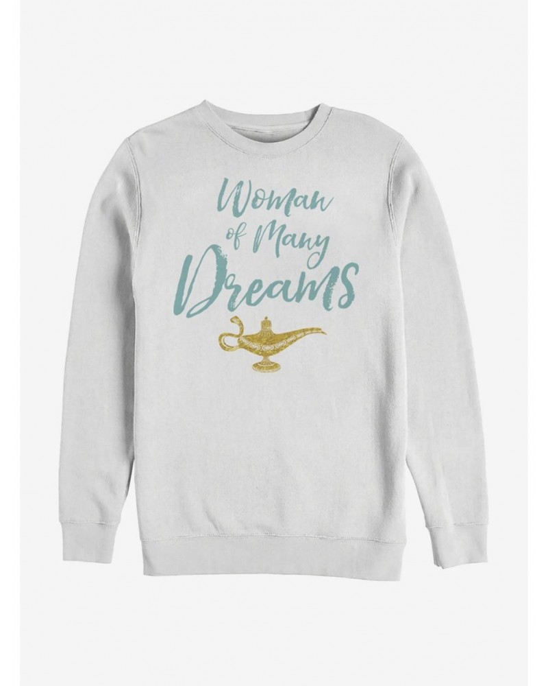 Disney Aladdin 2019 Woman of Many Dreams Cursive Sweatshirt $14.76 Sweatshirts