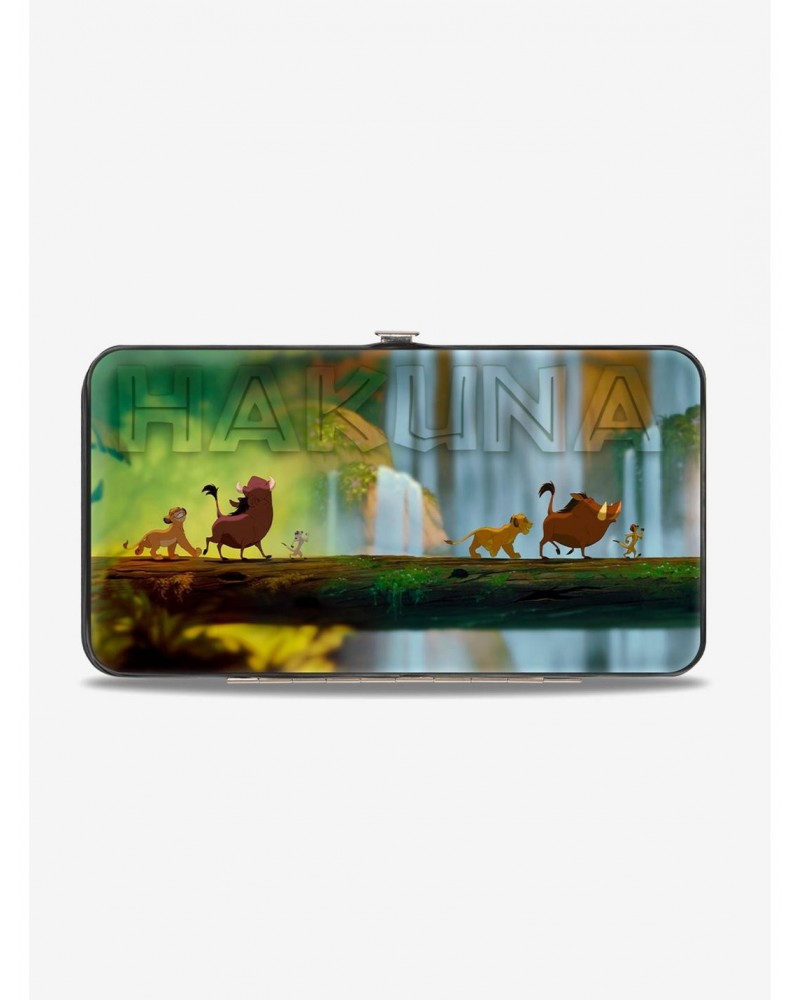 Disney The Lion King Hakuna Matata Simba Growing Up Hinge Wallet $8.24 Wallets