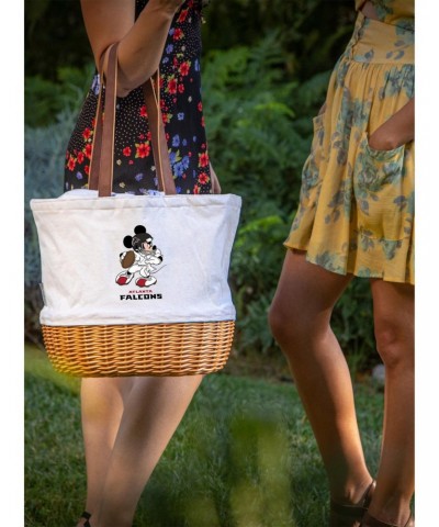 Disney Mickey Mouse NFL Atlanta Falcons Canvas Willow Basket Tote $25.31 Totes