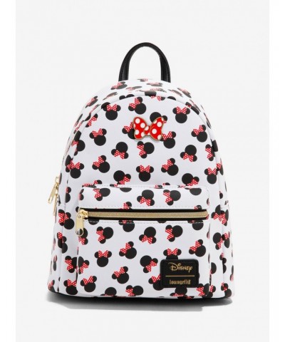 Loungefly Disney Minnie Mouse Heads Mini Backpack $26.96 Backpacks