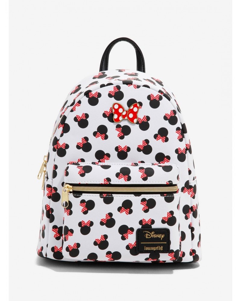 Loungefly Disney Minnie Mouse Heads Mini Backpack $26.96 Backpacks