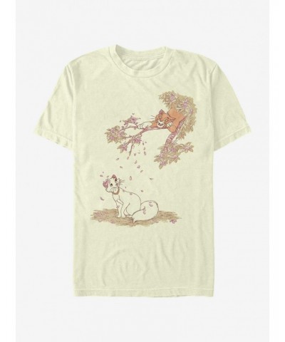 Disney The Aristocats Raining Petals T-Shirt $11.47 T-Shirts