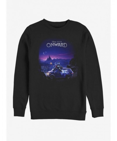 Disney Pixar Onward Poster Knockout Crew Sweatshirt $18.45 Sweatshirts