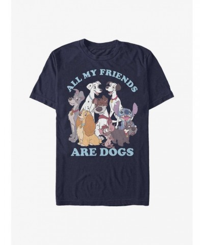 Disney All My Friends Are Dogs T-Shirt $10.99 T-Shirts