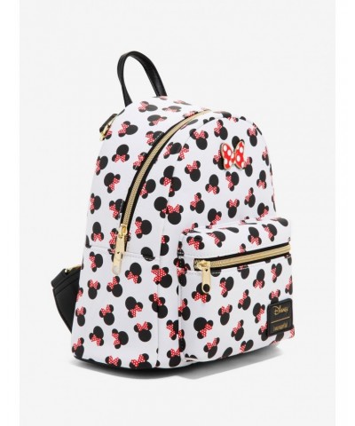 Loungefly Disney Minnie Mouse Heads Mini Backpack $26.96 Backpacks