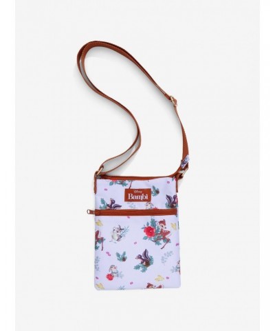 Disney Bambi Friends Floral Passport Crossbody Bag $6.41 Bags