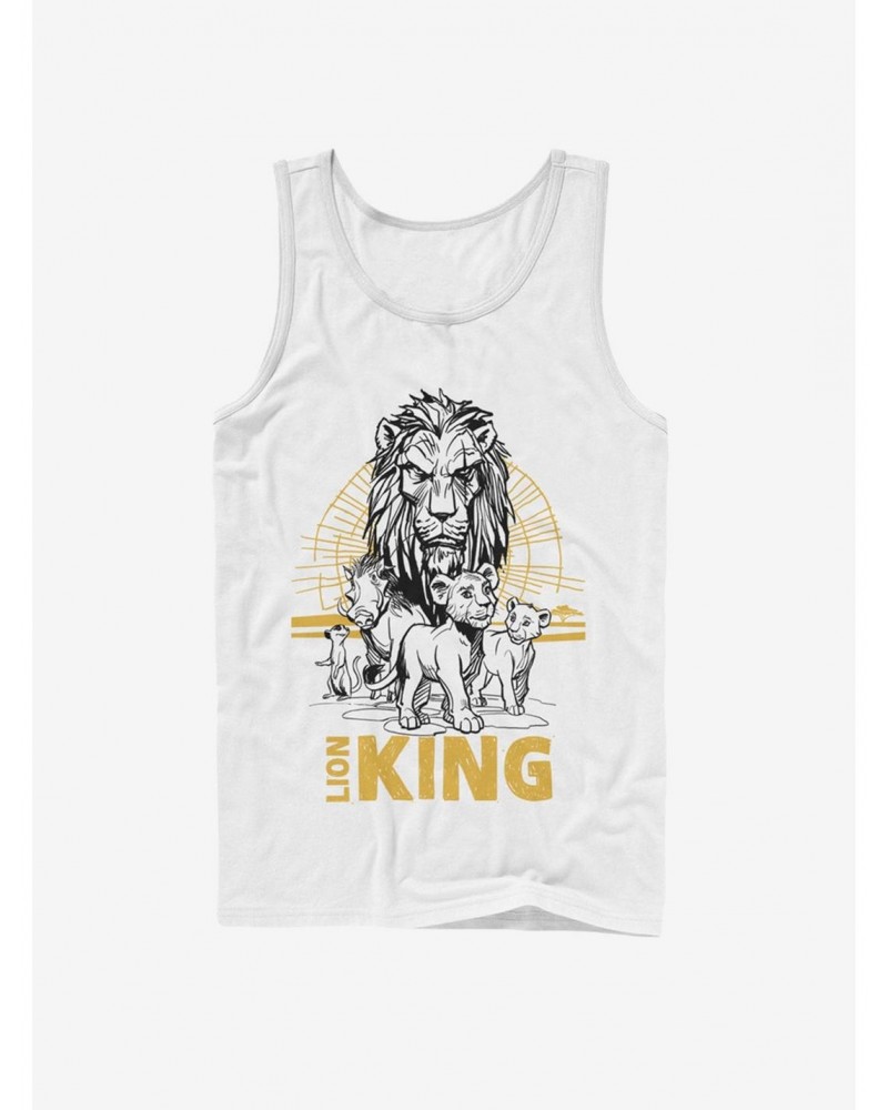 Disney The Lion King 2019 Lion King Group Tank $8.72 Tanks