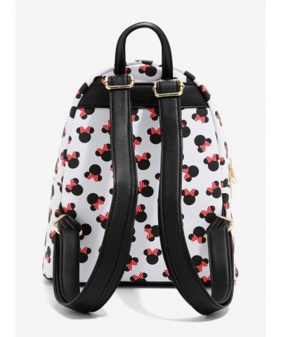 Loungefly Disney Minnie Mouse Heads Mini Backpack $26.96 Backpacks