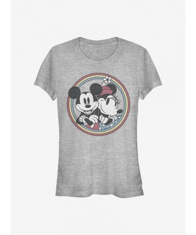 Disney Mickey Mouse Retro Mickey Minnie Girls T-Shirt $10.71 T-Shirts