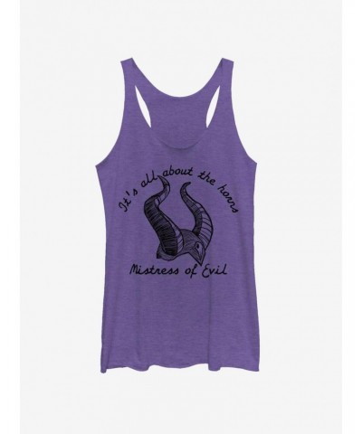 Disney Maleficent: Mistress Of Evil All About The Horns Girls Tank $8.55 Tanks