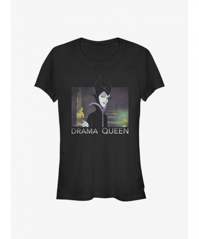 Disney Maleficent Maleficent Drama Queen Girls T-Shirt $9.46 T-Shirts