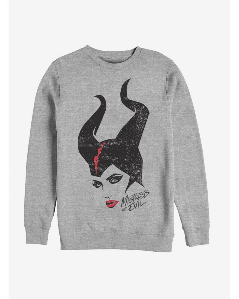 Disney Maleficent: Mistress Of Evil Red Lipstick Sweatshirt $13.65 Sweatshirts