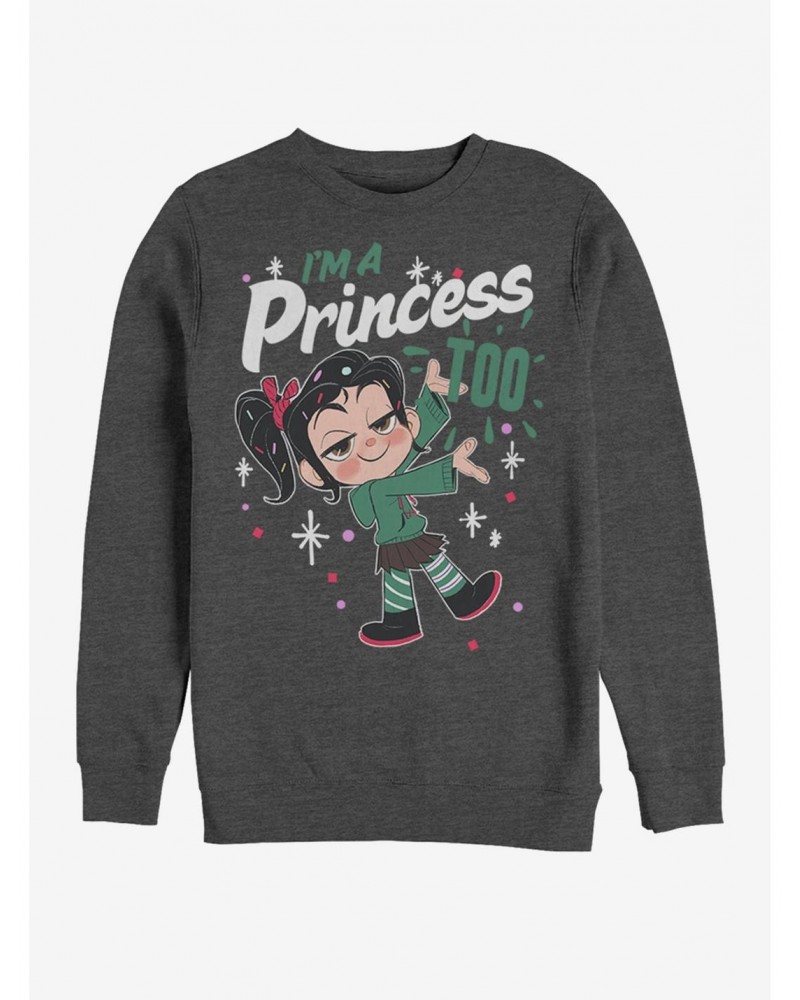 Disney Wreck-It Ralph Princess Too Sweatshirt $18.45 Sweatshirts