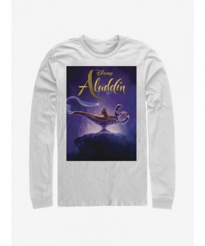 Disney Aladdin 2019 Aladdin Live Action Cover Long-Sleeve T-Shirt $12.50 Merchandises