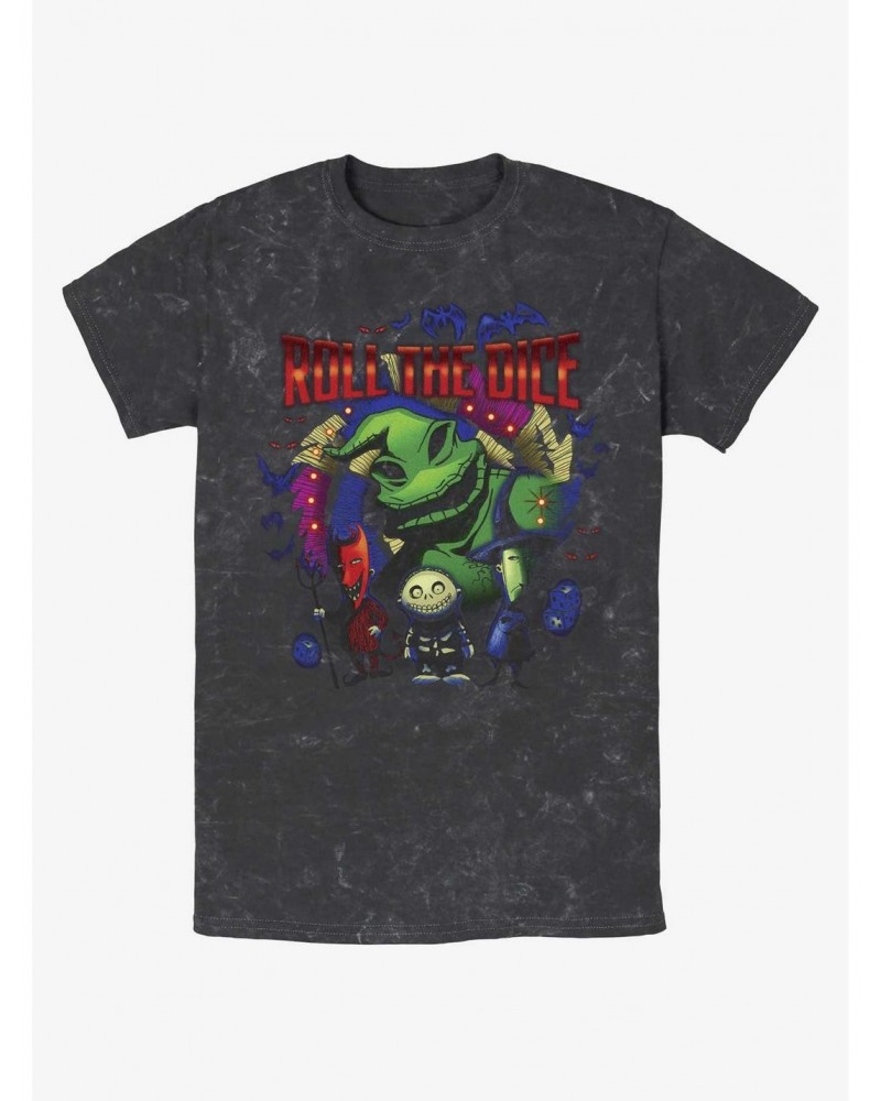 Disney The Nightmare Before Christmas Oogie Boogie Dice Mineral Wash T-Shirt $11.40 T-Shirts