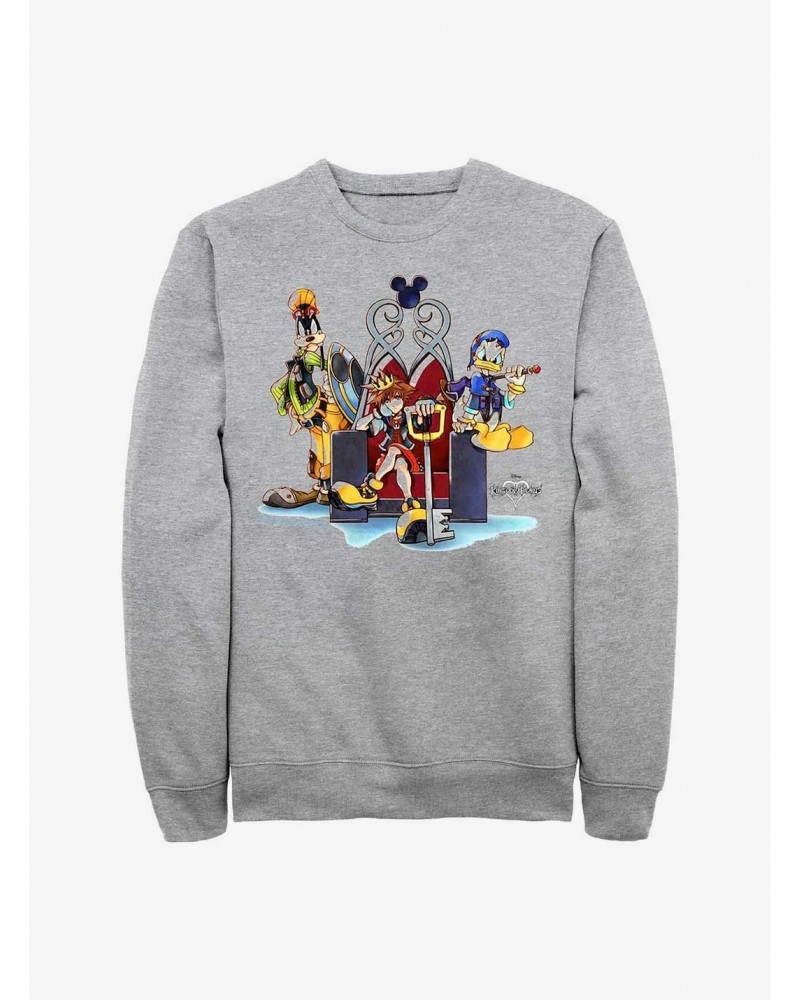 Disney Kingdom Fierce Group Crew Sweatshirt $16.24 Sweatshirts