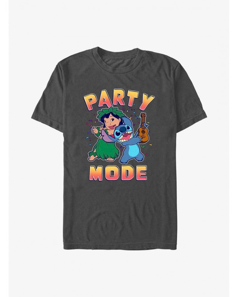 Disney Lilo & Stitch Party Mode T-Shirt $8.13 T-Shirts