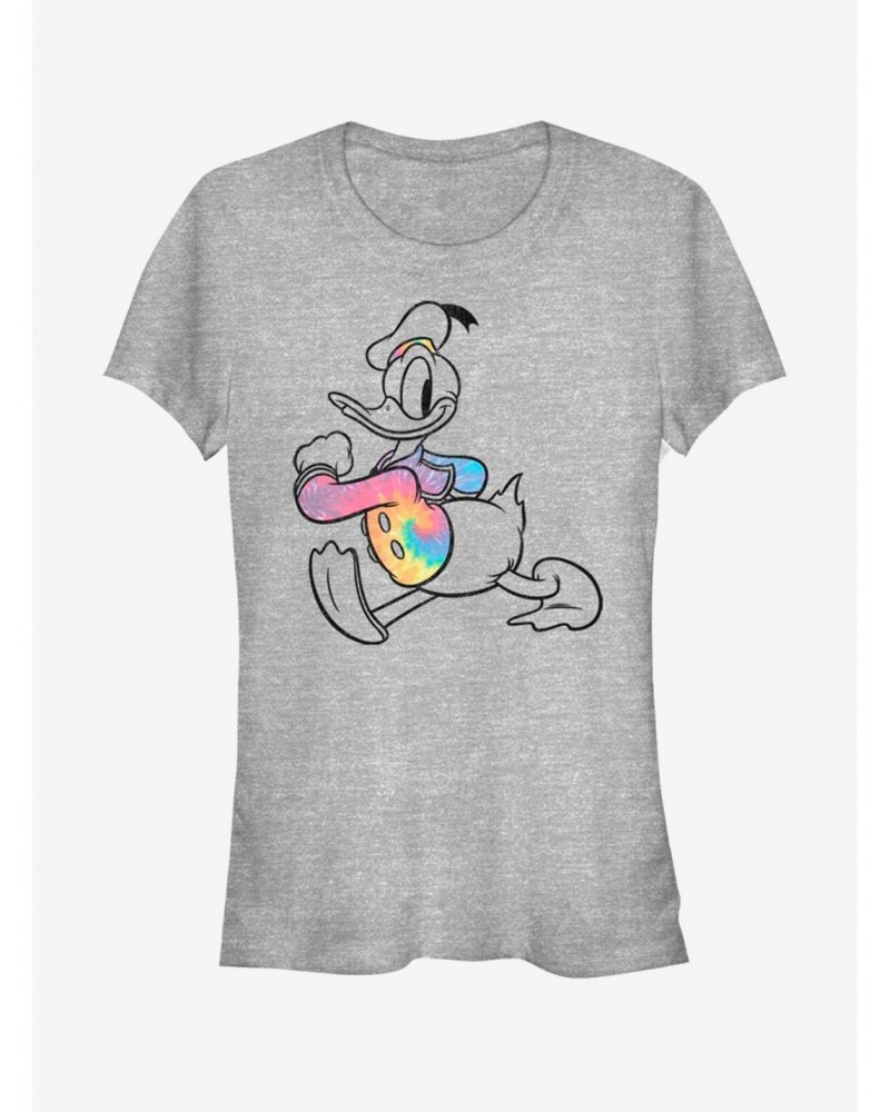 Disney Donald Duck Tie Dye Donald Girls T-Shirt $7.97 T-Shirts