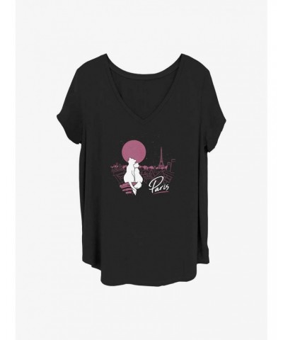 Disney The Aristocats Together In Paris Girls T-Shirt Plus Size $11.27 T-Shirts