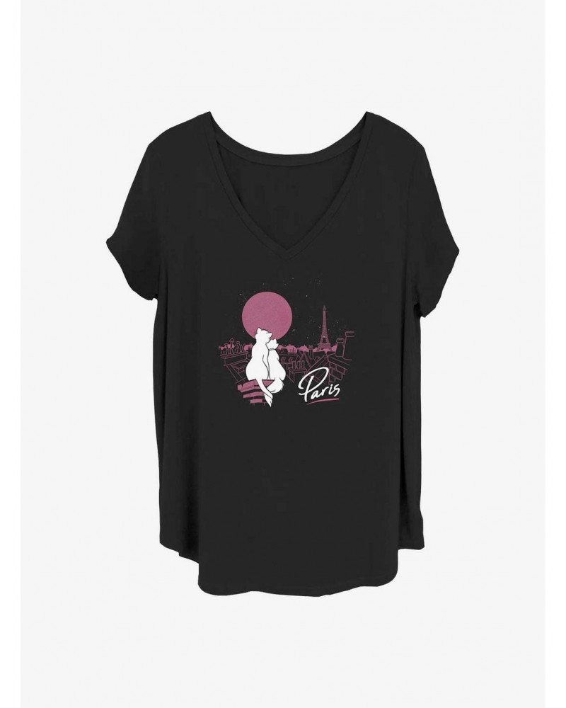 Disney The Aristocats Together In Paris Girls T-Shirt Plus Size $11.27 T-Shirts