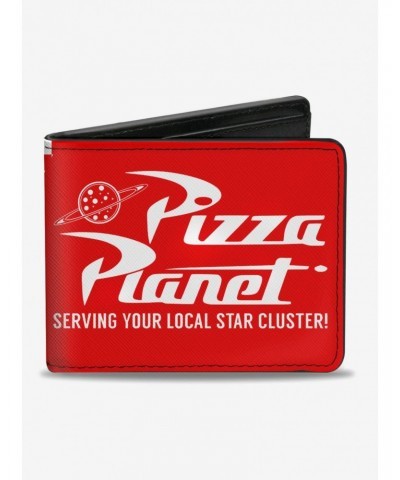 Disney Pixar Toy Story Pizza Planet Serving Your Local Star Cluster Bifold Wallet $9.20 Wallets