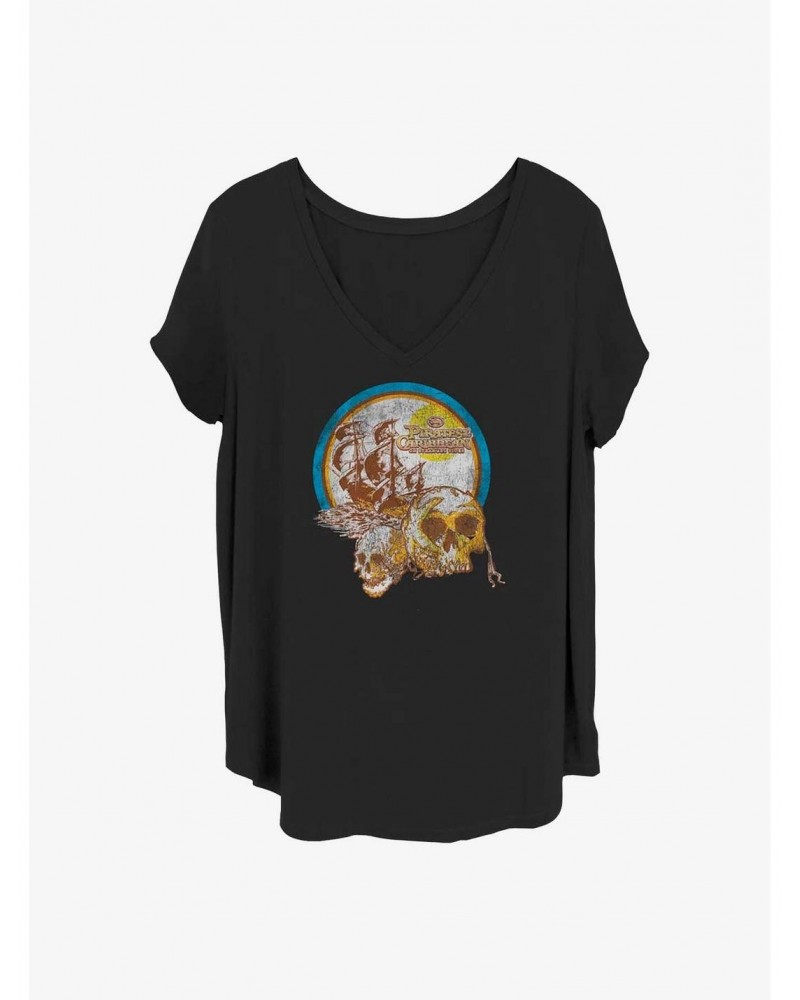 Disney Pirates of the Caribbean Sea Bones Girls T-Shirt Plus Size $12.72 T-Shirts