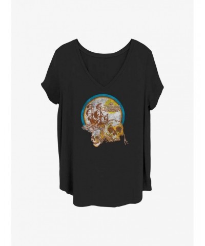 Disney Pirates of the Caribbean Sea Bones Girls T-Shirt Plus Size $12.72 T-Shirts