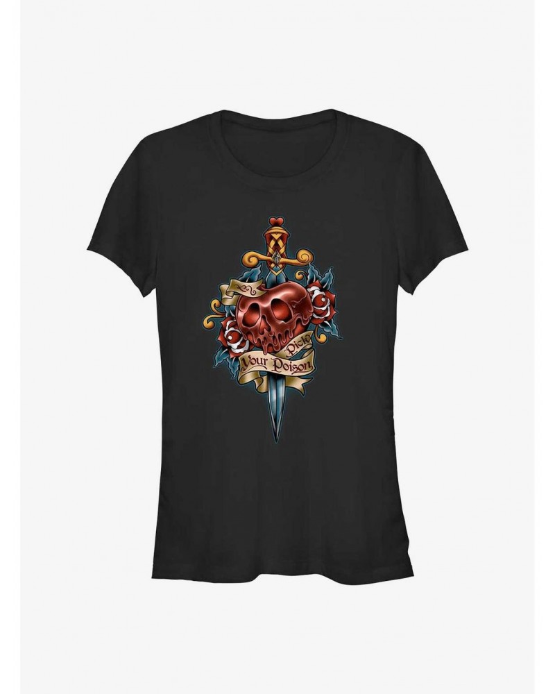 Disney Villains Poison Apple Girls T-Shirt $10.96 T-Shirts