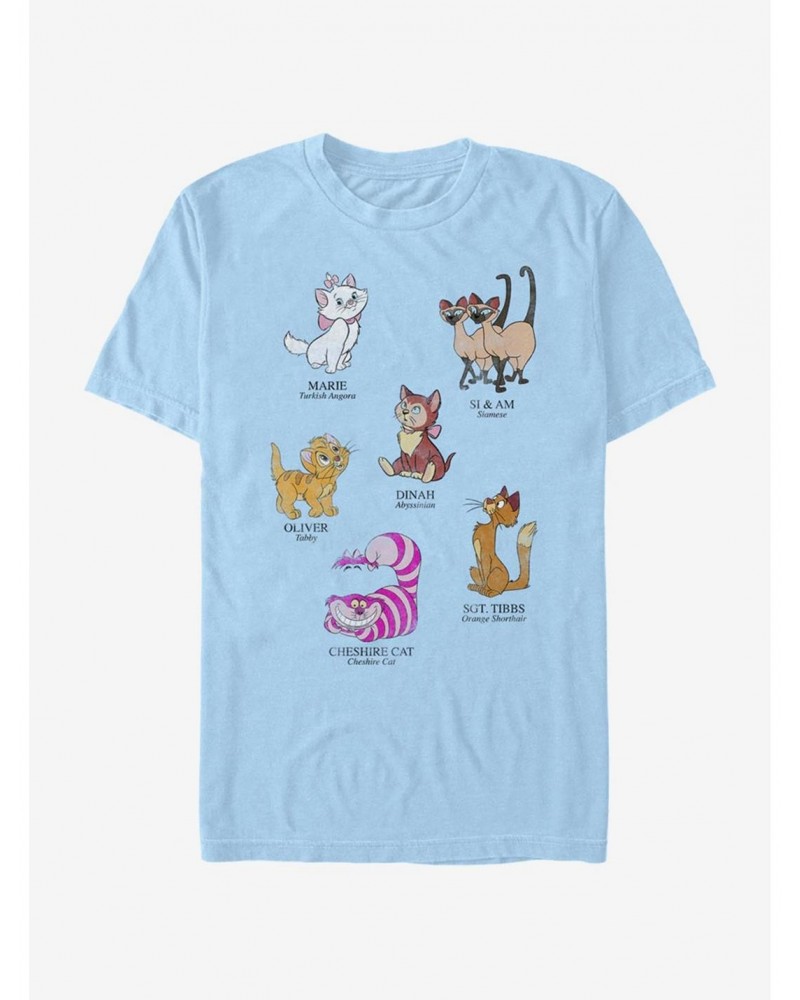 Disney Channel Cat Breeds T-Shirt $8.60 T-Shirts