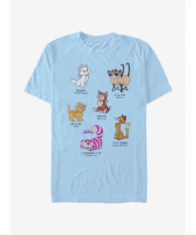 Disney Channel Cat Breeds T-Shirt $8.60 T-Shirts