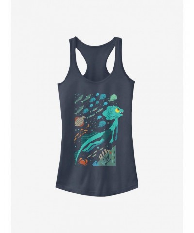 Disney Pixar Luca Under The Sea Girls Tank $10.71 Tanks