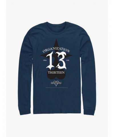 Disney Kingdom Hearts Organization Thirteen Long-Sleeve T-Shirt $16.12 T-Shirts