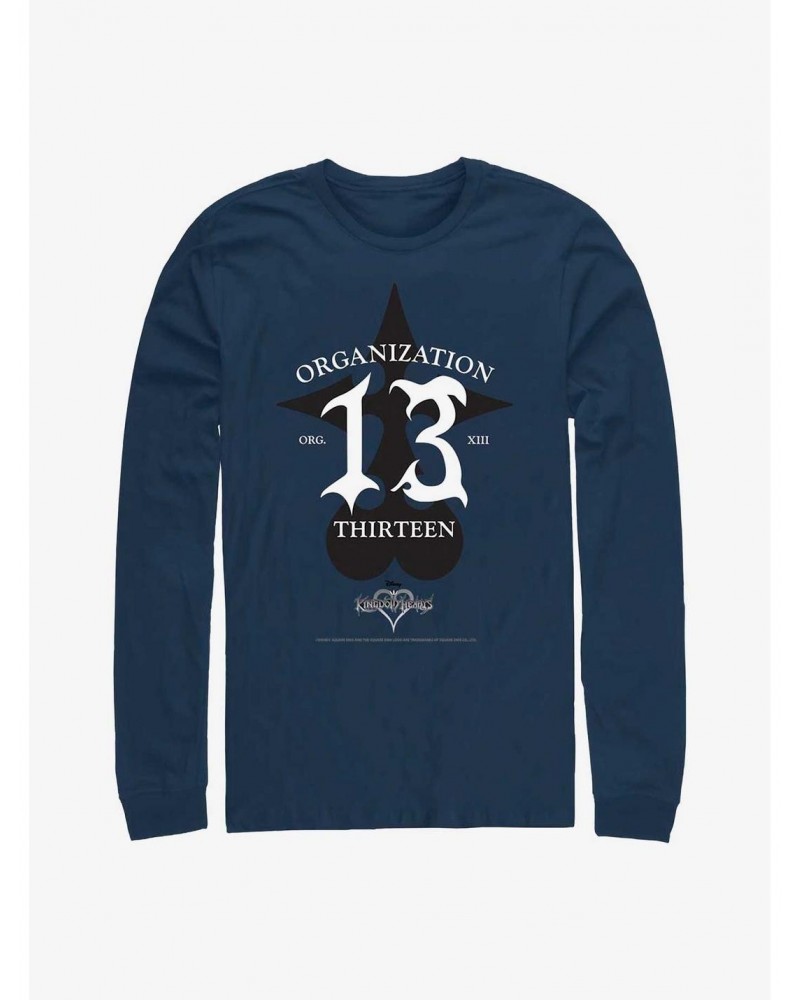 Disney Kingdom Hearts Organization Thirteen Long-Sleeve T-Shirt $16.12 T-Shirts