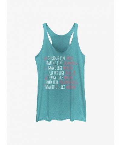 Disney Princess Character Traits Girls Tank $12.43 Tanks