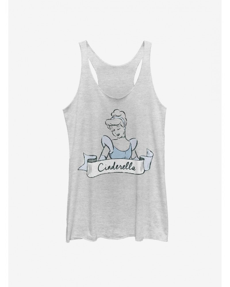 Disney Cinderella Classic Antique Cinderella Girls Tank $8.81 Tanks