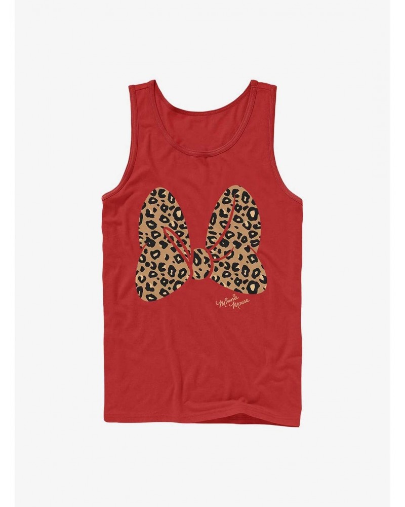 Disney Minnie Mouse Animal Print Bow Tank $8.96 Tanks