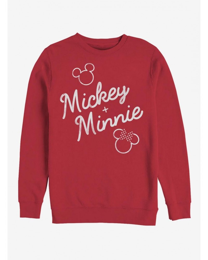 Disney Mickey Mouse Signed Together Crew Sweatshirt $16.97 Sweatshirts