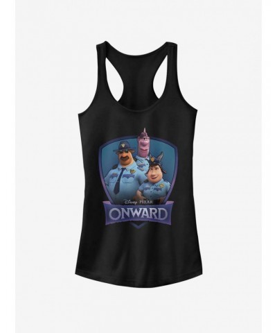 Disney Pixar Onward Police Group Girls Tank $9.96 Tanks